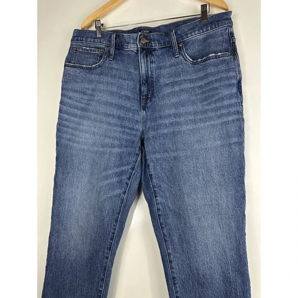 J. Crew Factory Slim Boyfriend Jean All-Day Stretch Plus Size 34 BT047 Blue Wash - Picture 3 of 12
